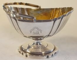 A George III silver sugar basket, John Emes, London, 1798