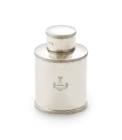 A Victorian silver tea caddy, Atkin Brothers, Sheffield, 1898