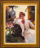 Mari Vermeulen-Breedt; Seated Woman
