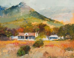 Errol Boyley; Landscape with House and Trees