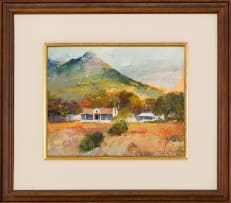 Errol Boyley; Landscape with House and Trees