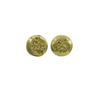 Erosion disc earrings, Emefa Cole