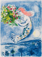 Marc Chagall; La Baie Des Anges (The Bay of Angels) (Mourlot 350)