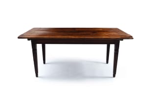 A Cape stinkwood and yellowwood peg-top table, late 18th century