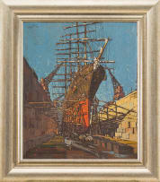 Clément Sénèque; Schooner in Durban Graving Dock