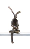 Guy du Toit; Seated Hare with Wine Glass
