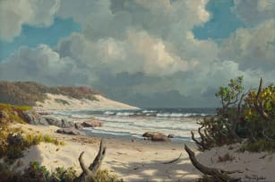 Roy Taylor; Coastal Landscape with Devil's Peak in the Distance
