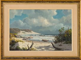 Roy Taylor; Coastal Landscape with Devil's Peak in the Distance