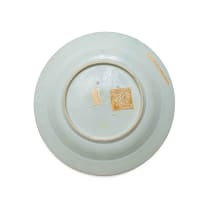 A large Japanese Arita VOC dish, second half 17th century