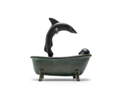 Norman Catherine; Bathtub with Shark