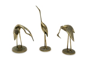 Elweco; Three brass cranes, Germany