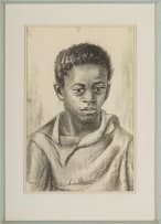 Maggie Laubser; Portrait of a Girl