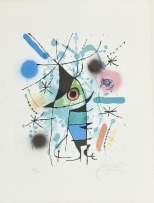 Joan Miró; Le Chanteur (The Singer) (Mourlot 867)