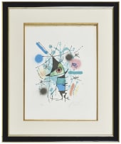Joan Miró; Le Chanteur (The Singer) (Mourlot 867)