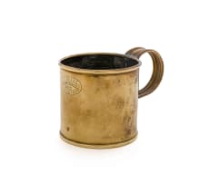 A Cape brass mug, F.J. Staal, Robertson, 20th century