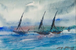 Pralhad Anant Dhond; Three Dhows