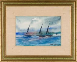 Pralhad Anant Dhond; Three Dhows