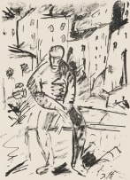 Irma Stern; From the Visionen Portfolio (Seated Man)