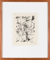 Irma Stern; From the Visionen Portfolio (Seated Man)