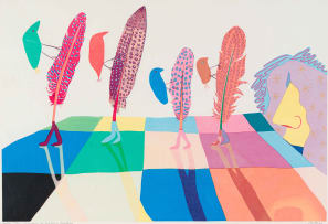 Walter Battiss; The Invention of Walking Feathers