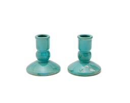 Linn Ware/Ceramic Studio; Candlesticks, two