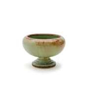 Linn Ware/Ceramic Studio; Bulbous bowl with tiered foot