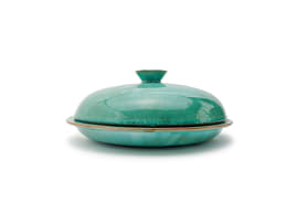 Linn Ware/Ceramic Studio; Covered dish