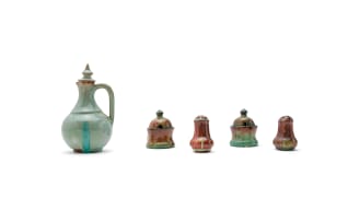 Linn Ware/Ceramic Studio; Condiment vessels, five