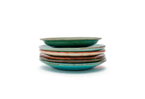 Linn Ware/Ceramic Studio; Side plates, six