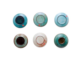 Linn Ware/Ceramic Studio; Side plates, six
