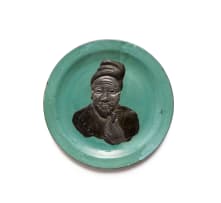Linn Ware/Ceramic Studio; Platter with portrait