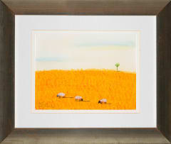 Pieter van der Westhuizen; Landscape with Sheep