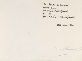 Fred Schimmel; Abstract Composition, Greeting Card