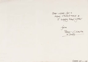 Peter Clarke; Under Blossoms, Greeting Card