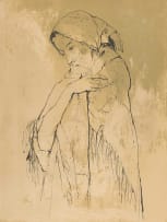 Jean Jansem; Femme au Châle (Woman in a Shawl)