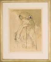 Jean Jansem; Femme au Châle (Woman in a Shawl)