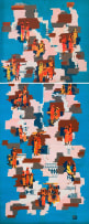 Walter Battiss; Spirit of Africa, diptych