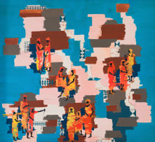 Walter Battiss; Spirit of Africa, diptych