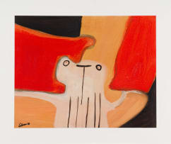 Trevor Coleman; Organic Abstract in Red