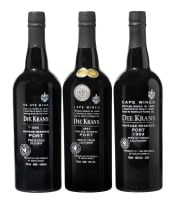De Krans; Vintage Reserve Port; 1995, 1997, 1999; 3 (1 x 3); 750ml