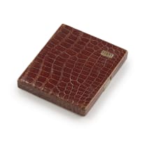 An Asprey Crocodile skin box