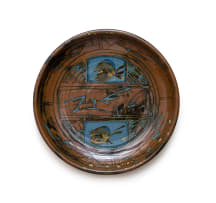 Bruce Walford; Charger with decorative motifs