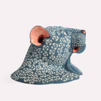 Thabo Mbhele & Bhekitshe Ntshali; Leopard Head I