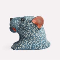 Thabo Mbhele & Bhekitshe Ntshali; Leopard Head I