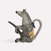 Moshe Sello & Misiwe Hadebe Ntshalinsthali; Zebra Teapot