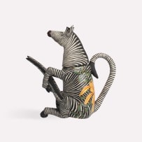 Moshe Sello & Misiwe Hadebe Ntshalinsthali; Zebra Teapot