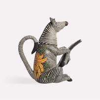 Moshe Sello & Misiwe Hadebe Ntshalinsthali; Zebra Teapot