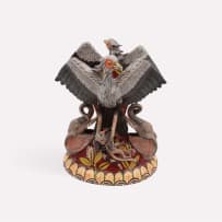 Qiniso Mungwe & Misiwe Hadebe Ntshalinsthali; Secretary Bird Vase