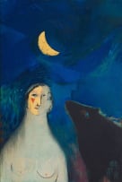 Hannetjie de Clercq; Nude Beneath the Moonlight