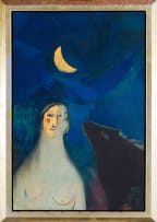 Hannetjie de Clercq; Nude Beneath the Moonlight
